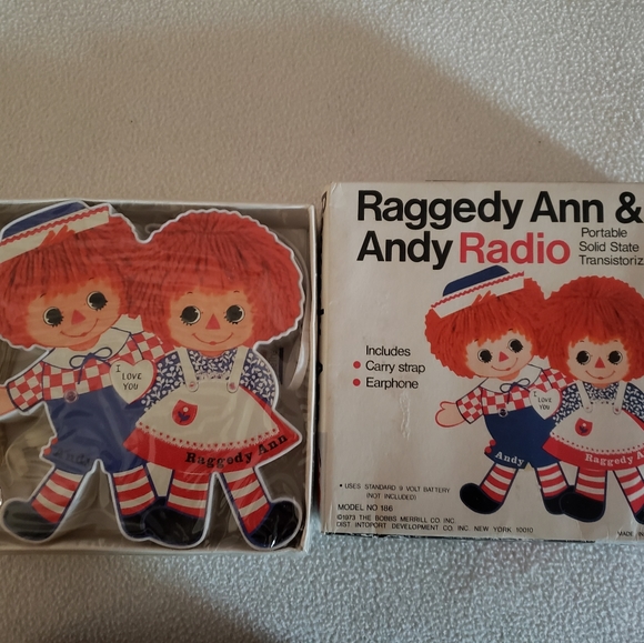 The Bobbs Merrill | Other | Raggedy Ann And Andy Radio | Poshmark